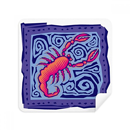 Chiffon de nettoyage Scorpion en suède pour lunettes et écran de téléphone Lot de 2
