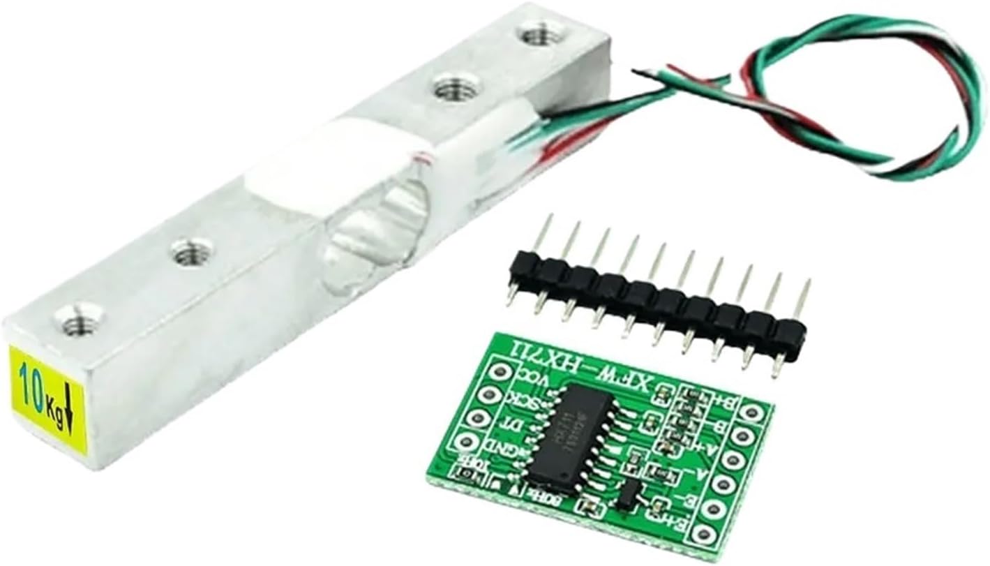 1pcs Load Cell Weight Sensor 1KG 5KG 10KG 20KG HX711 AD Module Electronic Scale Aluminum Alloy Weighing Pressure Sensor Module(HX711 and 5KG)