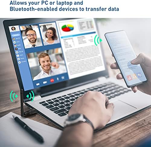 EDUP Long Range USB Bluetooth 5.1 Adapter for PC, High Gain Bluetooth 5.1 Dongle Receiver for Bluetooth Earphone/Mouse/Keyboard/Speakers for Desktop Laptop Supports Windows 11/10/8.1/8/7