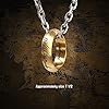 The Noble Collection The Lord of the Rings The One Ring - Anodised Stainless Steel One Ring on 24in (61cm) Chain - Officially Licensed Film Set Movie Props Jewellery Gifts #3