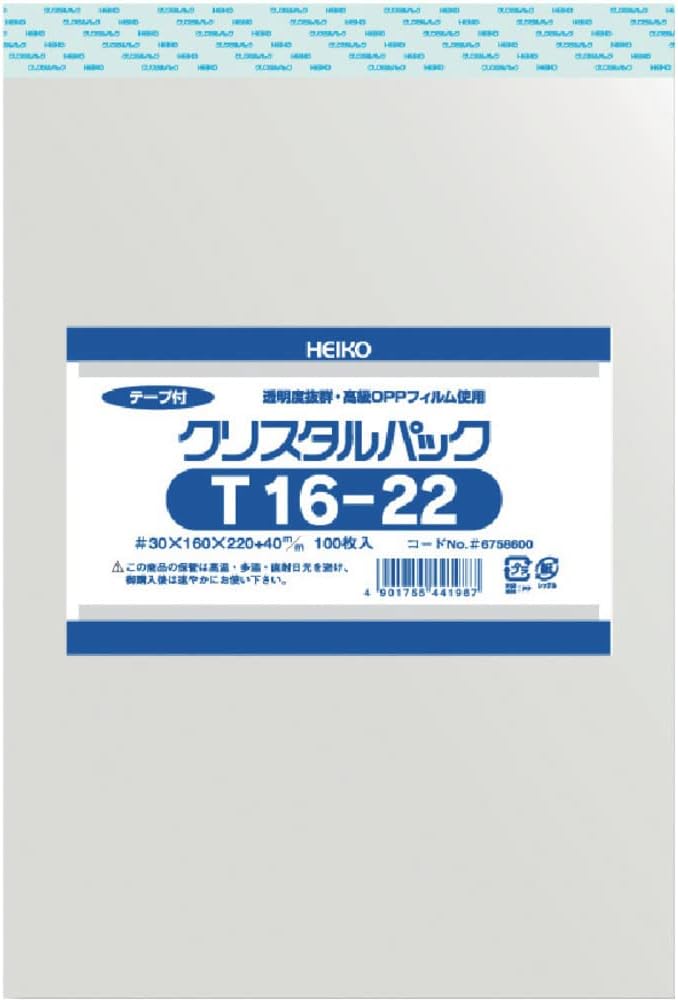 HEIKO Heiko OPP tape with crystal pack type T16-22 (input 100 sheets) 006 758 600 (japan import)