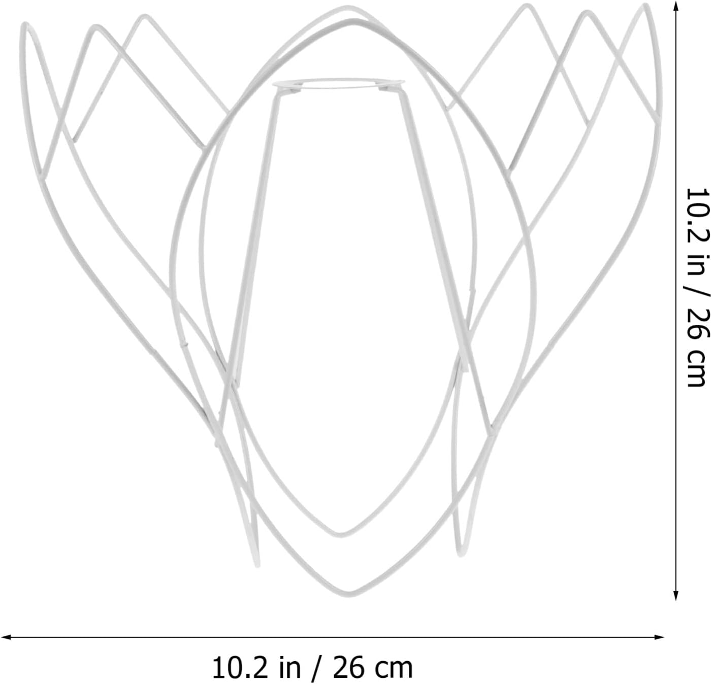 LIFKOME Iron Wire Lampshade Frame Diy Chandelier Accessory Sturdy and Stylish Suitable for Lamps