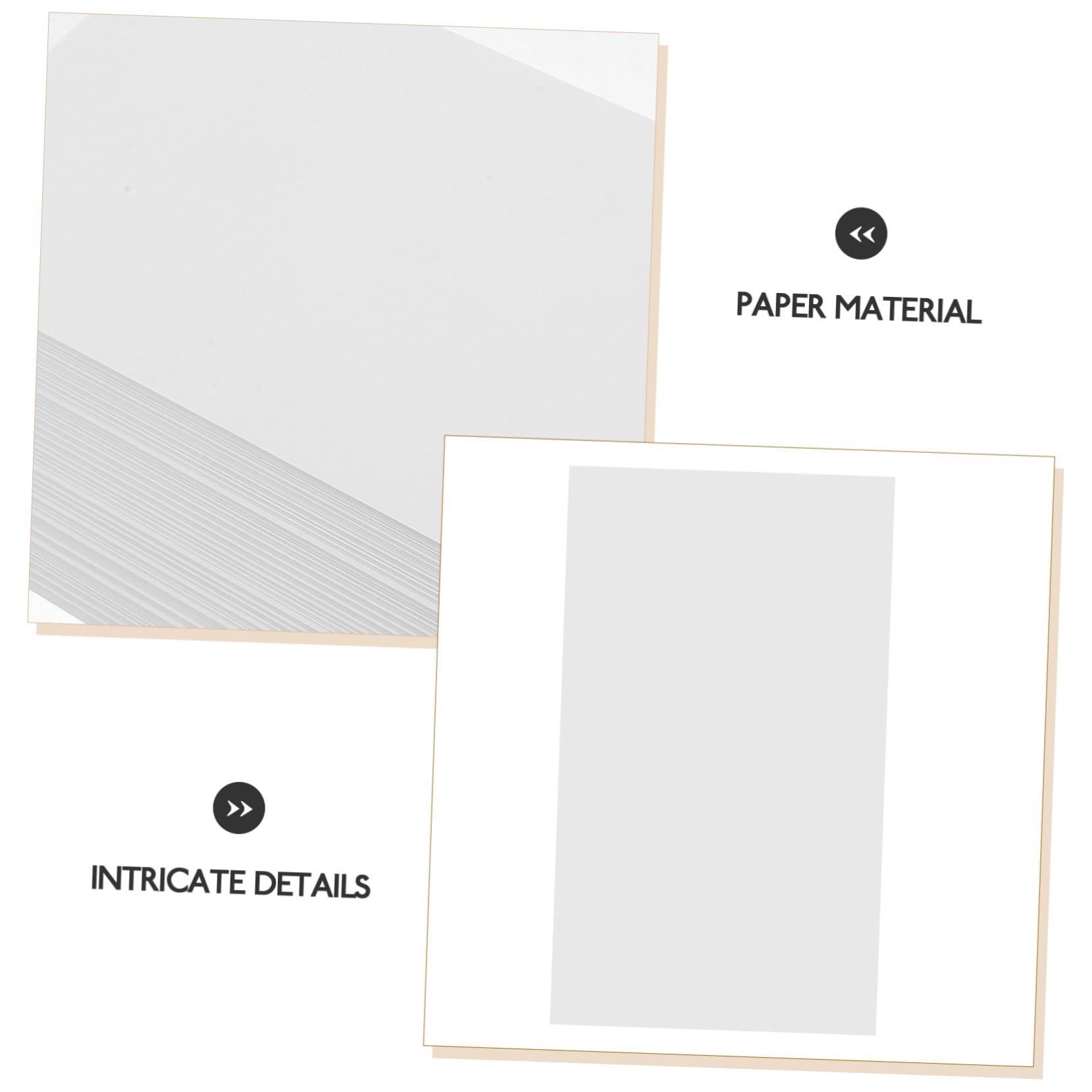 Multifunktionspapier mit Gutem Druckergebnis 500 aus Papier Blatt Weißes für Drucker für Basteln und Scrapbooking im Büro und Schreibwarenbereich