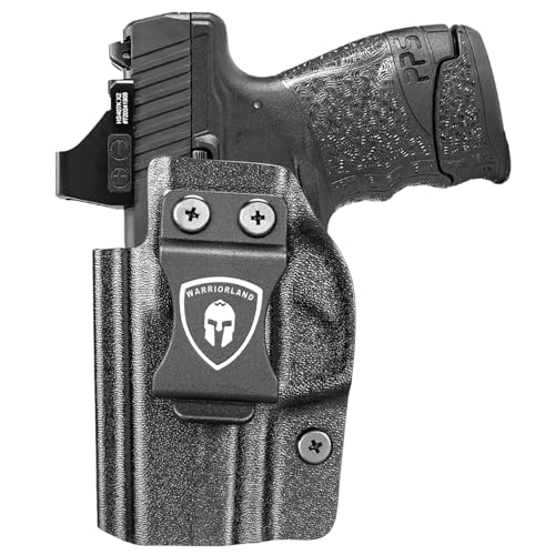 WARRIORLAND IWB Kydex Holster Optics Cut, Compatible with Walther PPS M2 9mm/.40 Pistol, Inside Waistband Appendix Carry, Adj. Retention & Cant, Left Hand