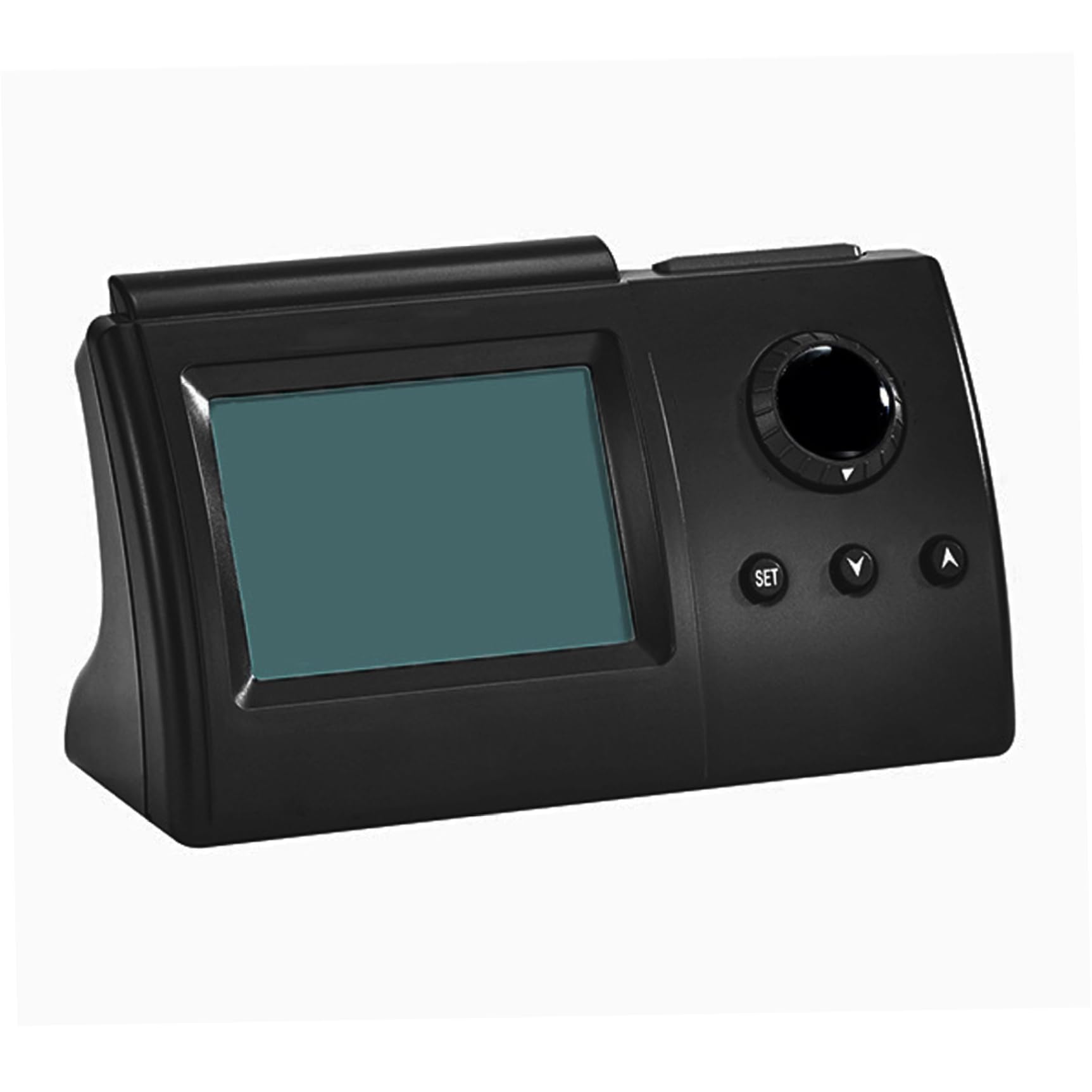 Reloj digital Azan negro con horarios de oración globales y volumen ajustable para el hogar