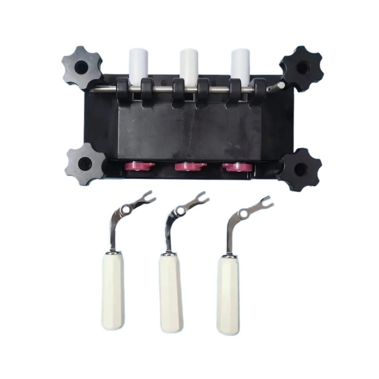 Full Front Panel Replacement Block Spare Parts With 3 Handles Accessories,Compatible With XQ Ice Cream Machines With 4pcs Screw