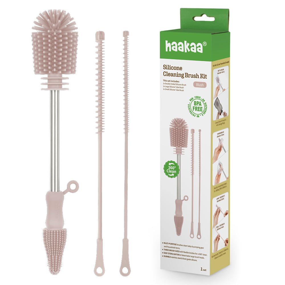 Haakaa Silicone Cleaning Brush Kit Household Cleaning