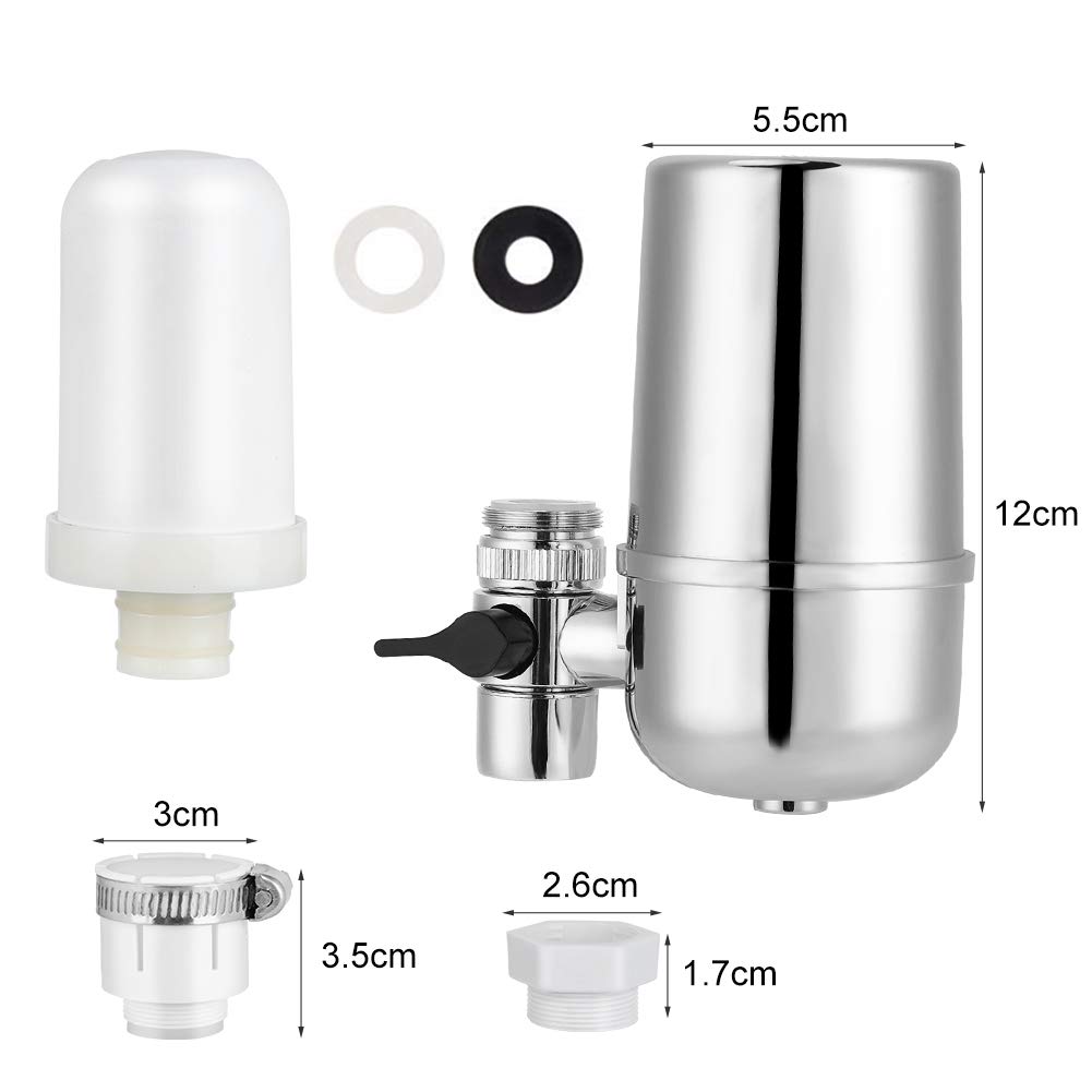 Purificateur d'eau Domestique pour Robinet, système de Filtration à 8 Couches, Filtre Essentiel pour Une Vie Saine