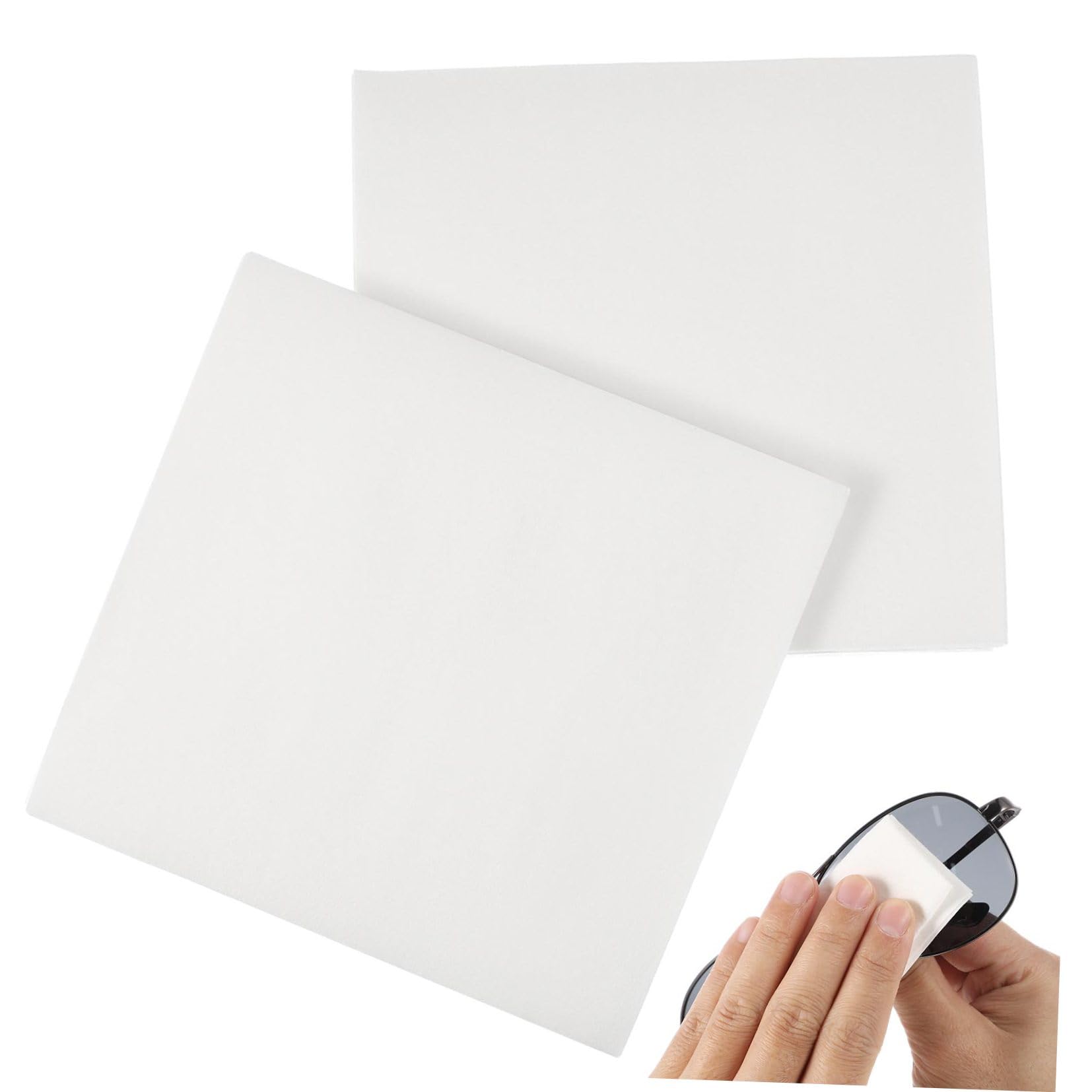 Toallitas sin Pelusa Paquete de 300 Unidades Papel Absorbente Antiestático de 6 Pulgadas para Limpieza de Pantallas Electrónicas y Anteojos para Uso en Casa o Escuela