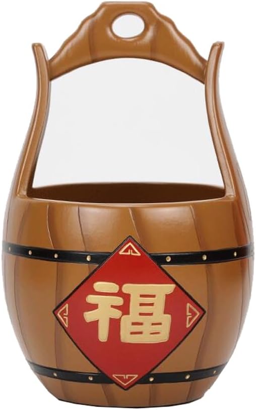 Chinese ceramic bucket storage and decoration home accessories storage tank bookshelf living room Bogu shelf