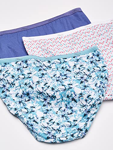 Image of Hanes Women's Hi-Cut Panties 6-Pack Assorted 9