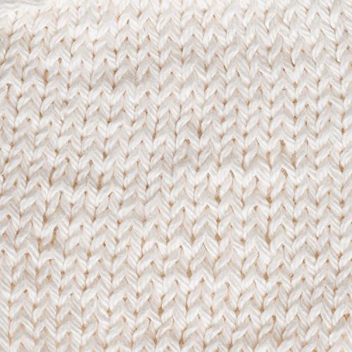 Image of Lily Sugar N Cream Cones Soft Ecru Yarn - 1 Pack of 14oz /400g - Cotton - #4 Medium - 706 Yards - Knitting /Crochet