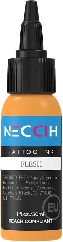 Tinta para tatuagem FAMISOO Flesh, frasco com 30 mL