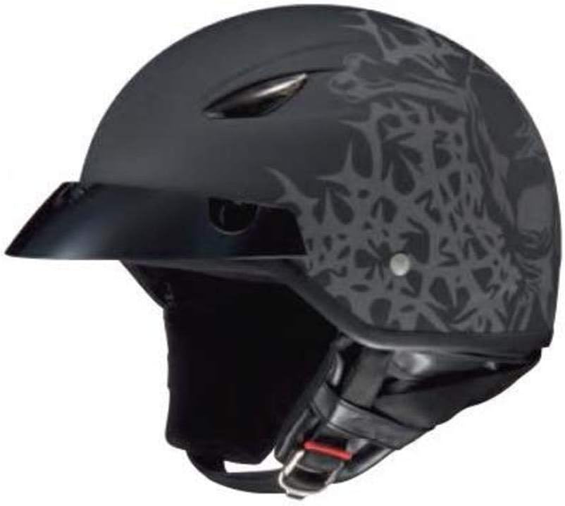 Hjc CL-21M CL21 CRUISER Skull & Thorns M5f SIZE:SML Open Face Motorcycle Helmet