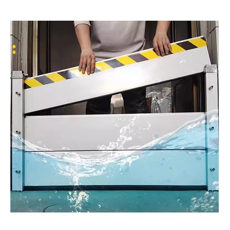 Panneau d'inondation amovible pour porte de garage : kit anti-eau réutilisable