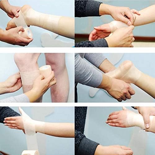 FAZ Sports PW Athletic Tape Foam Underwrap Pre-Wrap. Perfect as Base Layer Under Athletic Taping of Ankles, Wrists, Hands and Knees. 2.75" x 30yds. (Black, Single) - 1