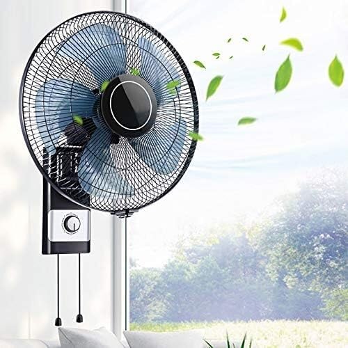 Ventilateur mural à 3 vitesses avec angle réglable pour bureau et maison