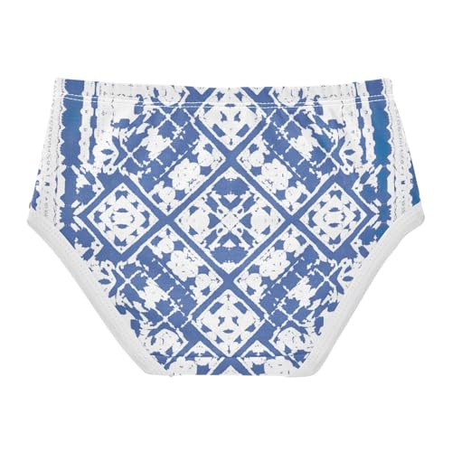 Girls Underwear Toddler 2t Cotton Girl Panties Cute Funny Briefs Kids Undies Mexican Blue White2