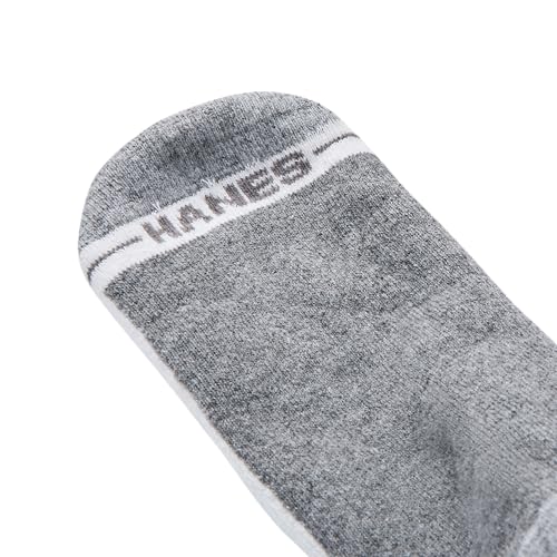 Image of Hanes Men's Crew & Over the Calf Socks Pack, Max Cushioned Moisture-wicking Stay Dry Socks, Athletic Socks, 6, 8 Or 12-pairs