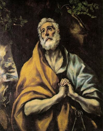 Impression Sur Toile El Greco : sublimer un grand mur vide avec une peinture moderne salon