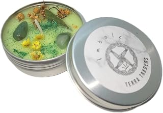 Imbolc Sabbat Altar Spell Wiccan Candle