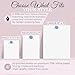 Personalized Notepad Set, Custom Stationery with Name or Text, Multiple Sizes, 21 Color Options, Optional Matching Notecards and Envelopes with Return Address Printing, Made in the USA by Small Business