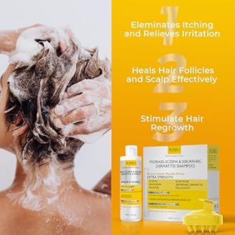 Psoriasis Shampoo for Men & Women | Itchy Scalp Treatment with Manuka Honey | Best for Eczema, Seborrheic Dermatitis, Ringworm & Folliculitis Scalp Treatment