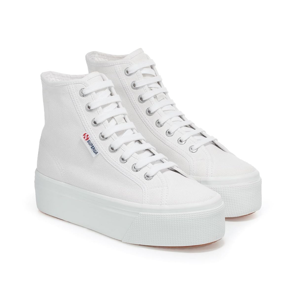 Superga - Sneakers, Donna, Cotone, Casual, 2708 Hi Top