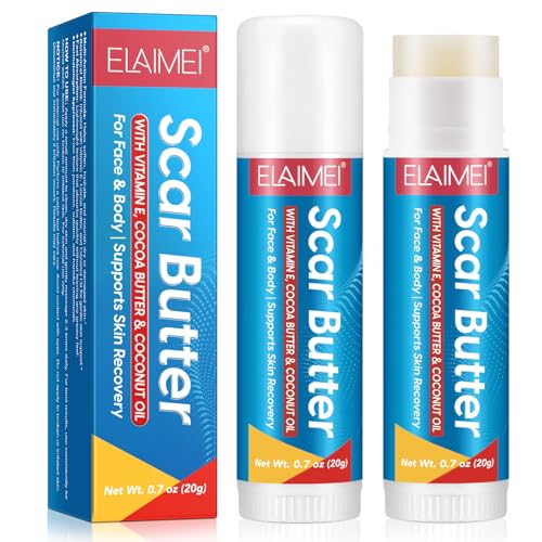 Narbensalbe, Scar Removal Cream 20g, Narbencreme Hilft Bei Der Heilung Alter und Neuer Narben, Bio Wund- und Heilsalbe Dehnungsstreifen Entfernen Flecken, Verbrennungen und Akne X 2P
