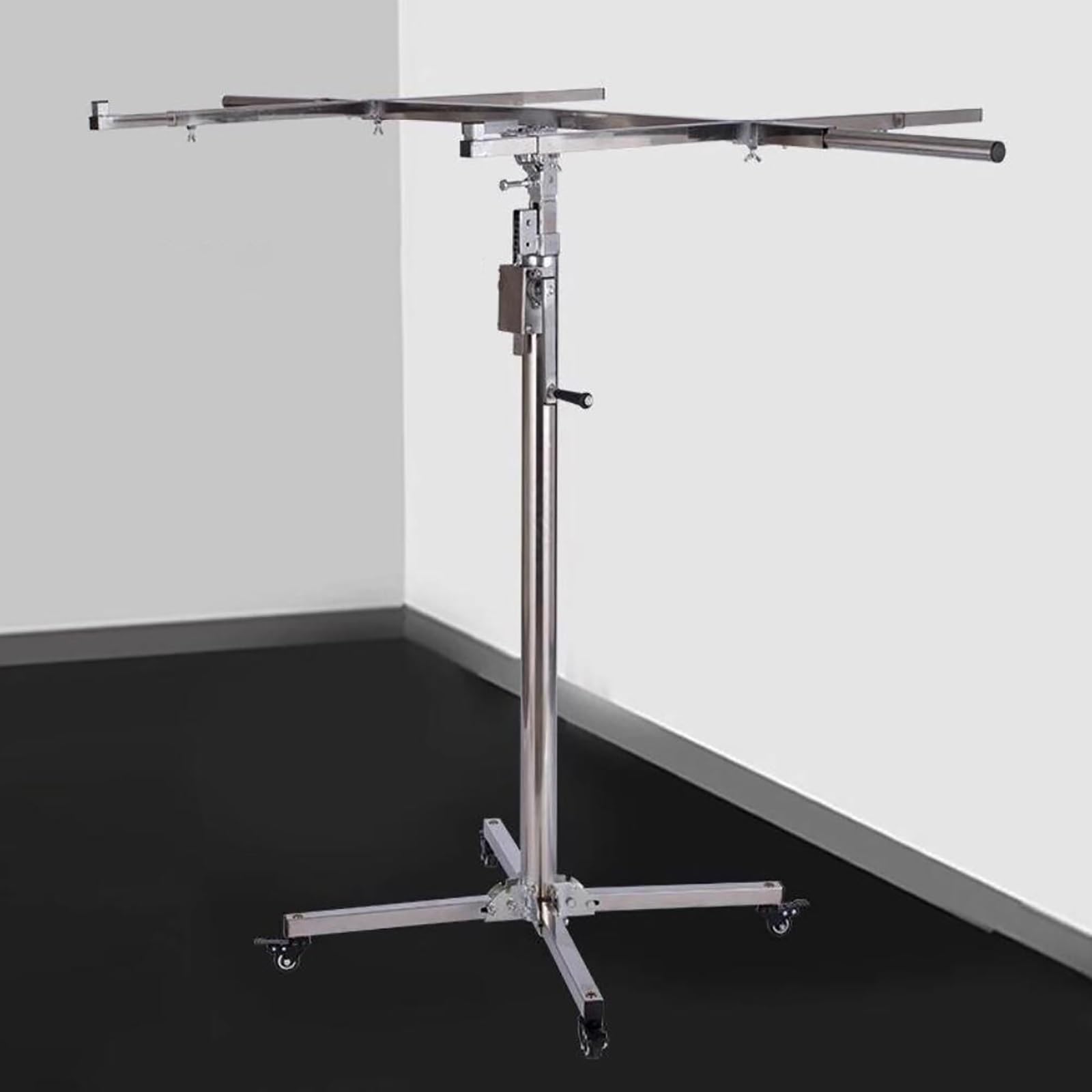 Drywall Lifter Panel Hoist Dry Wall Rolling - Heavy Duty Drywall Lifts Labor Saving Arm Jack - Drywall Lifter Hand Tool For Home, Commercial Use - Plasterboard Lifter(H 4m/13.1ft+Rolling Wheels)