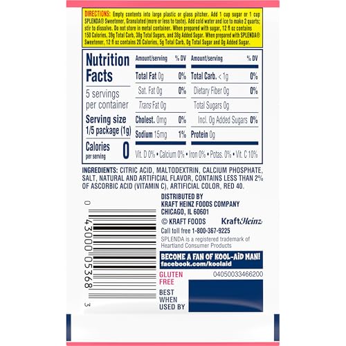 Image of Kool-Aid Powdered Soft Drink Mix, 0.15 oz Packet