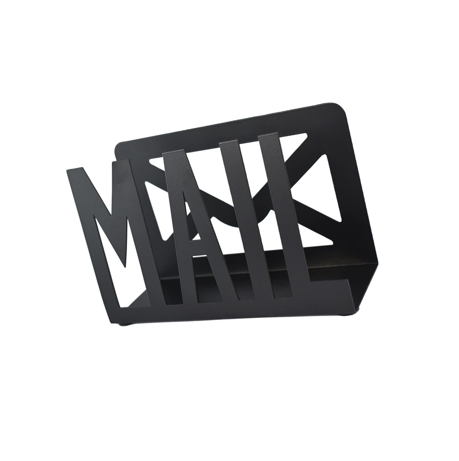 YROHGKPN Desktop Iron Mail Sorter and Letter Organizers for Home and School Use with Thick Capacity Designs Daily Use Iron Mail Holder
