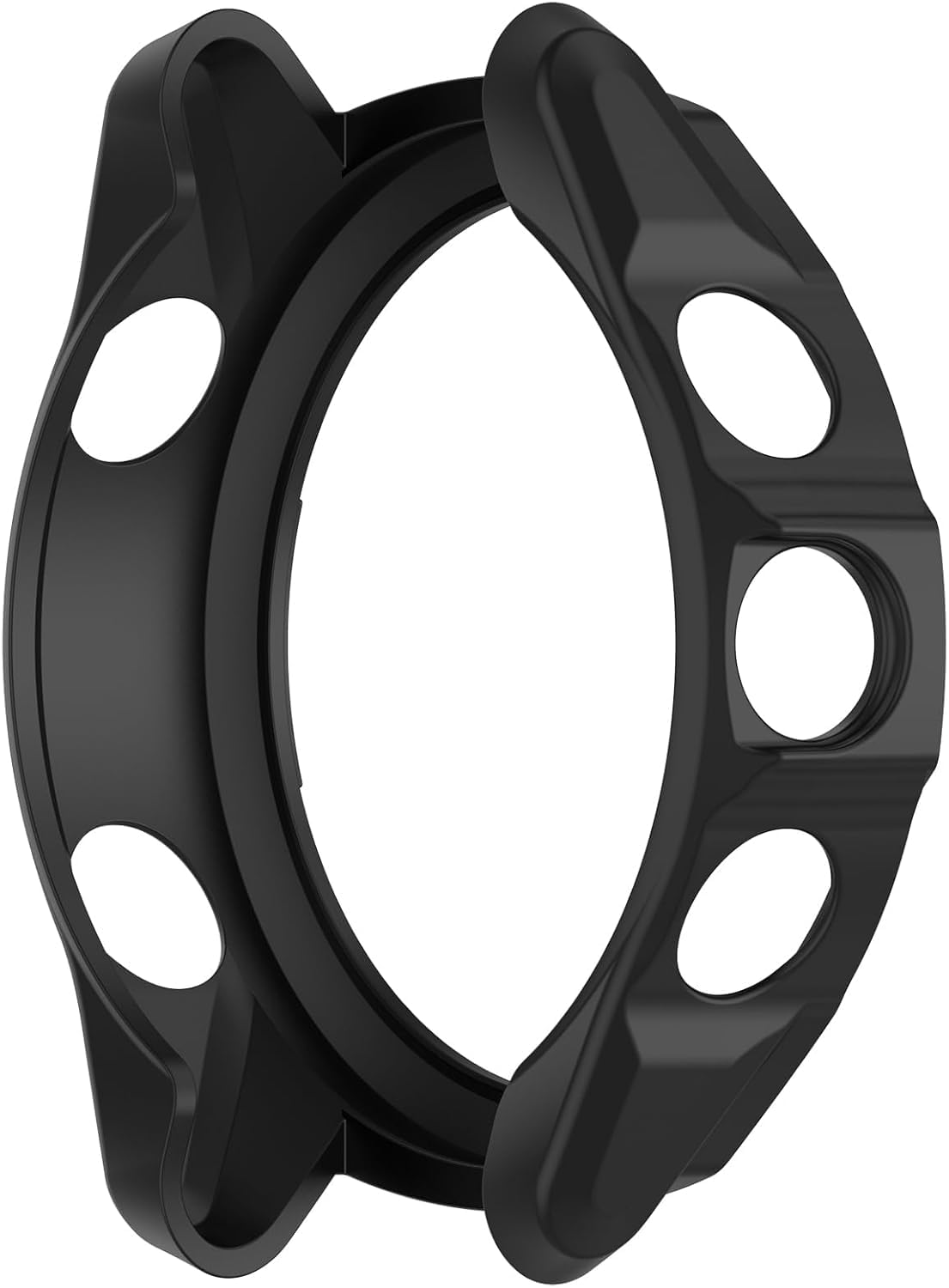 Etui do zegarka Garmin Forerunner 570 42 mm/47 mm, elastyczna osłona ekranu z tworzywa TPU, odporne na zarysowania (czarne, Garmin Forerunner 570 47 mm)