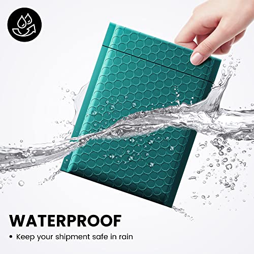 Image of Fuxury 300 Pack Forest Green Bubble Mailers 6x10 Bubble Shipping Envelopes | #0 Small Thick Bubble Padded Mailer Strong Adhesion Padded Envelopes for Mailing Jewelry,Makeup