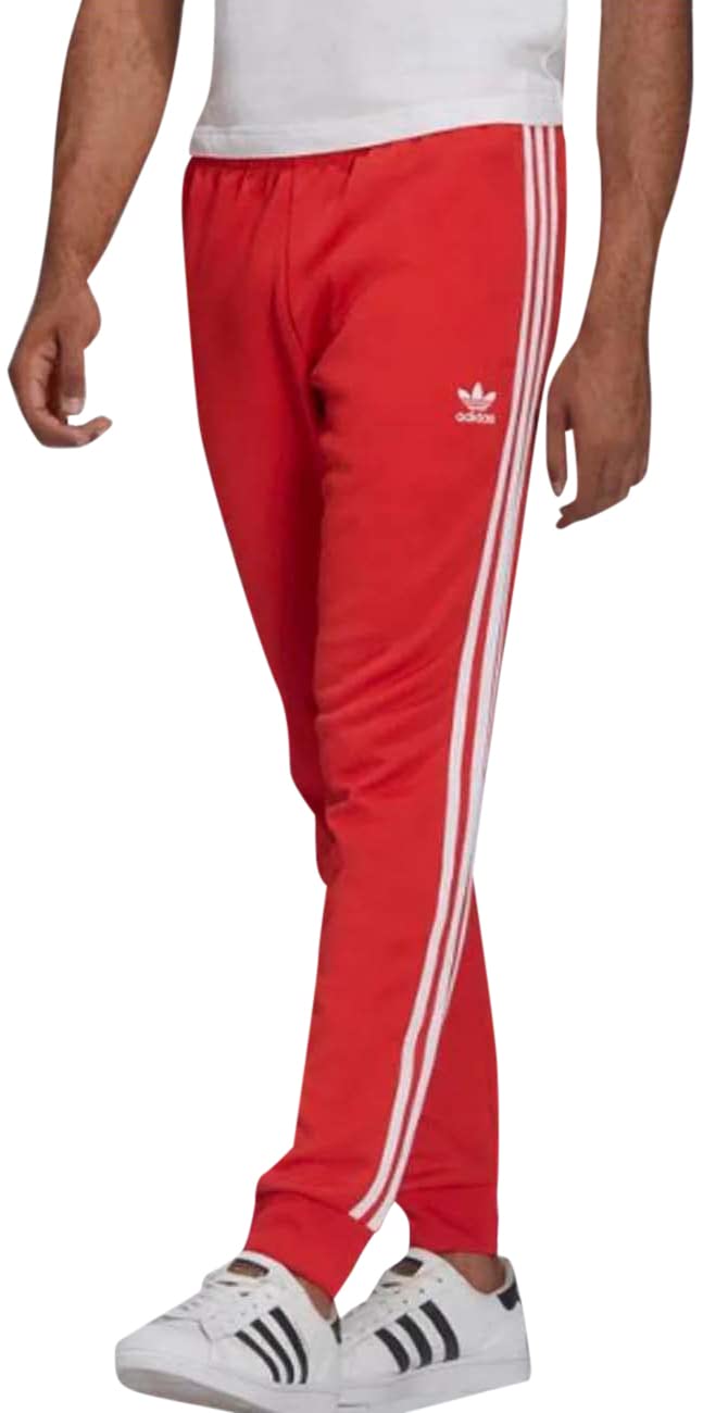 adidas Hombre Essentials French Terry Tapered Cuff Pants, black, M — view 15