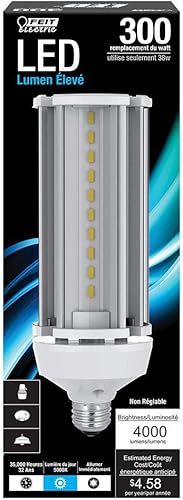 Luz led Feit 73995 de repuesto, de 300W y 5000K, de intensidad no regulable, para patio