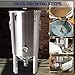 Chronical Fermenter 31.7 L with Conical Base, Stainless Steel Brew Bucket for Home Brewing Craft Beer Production