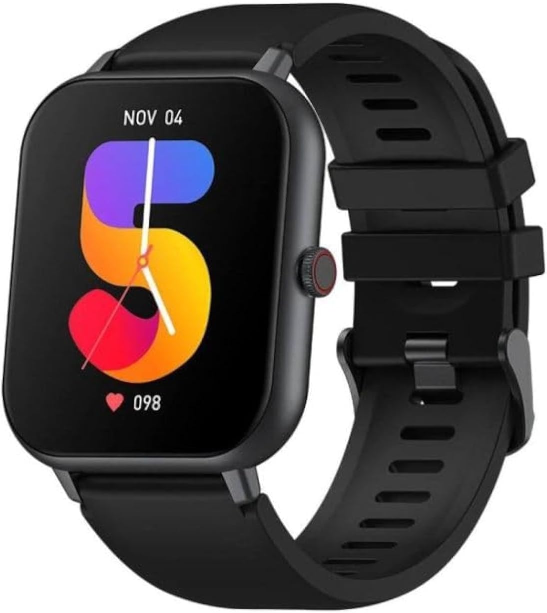 Zeblaze Btalk Lite 1.83 Inch TFT Display, Bluetooth V5.1 Smartwatch with 24H Health Monitor, 200+ Watch Faces & Up to 14 Days Battery Life Android iOS - Black