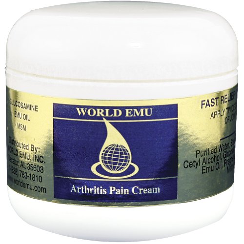 World Emu Oil Arthritis Pain Cream - Odorless Pain Relieving Body Balm by World Emu