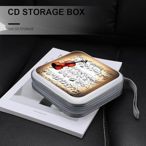 Étui pour CD 40 capacités rigide au design original de 2 perroquets