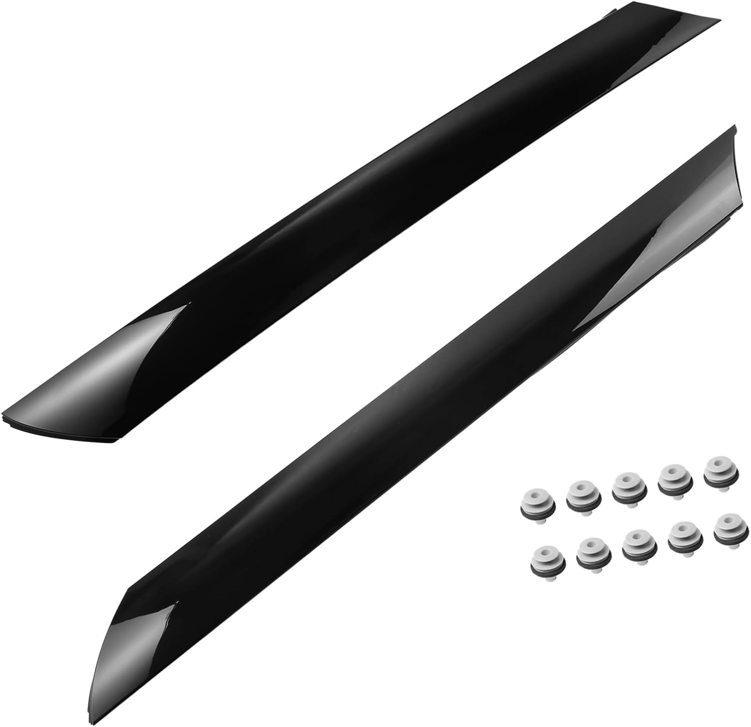 Pair Windshield A-Pillar Trim Panel for Kia Soul 2010-2013 Driver and Passenger Outer Side Replaces 861802K500 861702K500 Front Left and Right Item Replacement