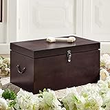 Premium Wood Pet Casket (Medium) - Hand Crafted Pet Coffin Suitable for Dogs, Cats and Other Furry Friends