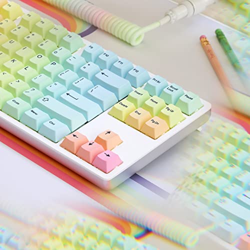Image of DROP Expression Series Prism TKL Mechanical Keyboard - Gateron Yellow Linear Switches - PBT Double-Shot Keycaps - LED Backlight - White