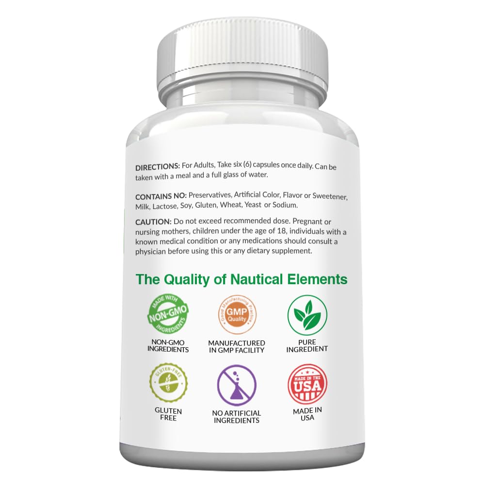 Spirulina Capsules 3000mg - 40 Servings Of Organic Spirulina Capsules — Amazon image 9