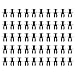 Produktbild Mtsooning 50 Stück Schwarz Verkleidungsklammern,Auto Schrauben Spreiznieten, Türverkleidung Clips, Auto Kunststoff Nietclips, Nieten Clips für T4 T5Sagitar, Magotan, Santana, Golf CC, Tiguan