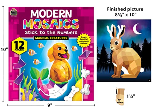 Image of Teacher Created Resources Modern Mosaics Magical Creatures (TCR10325)