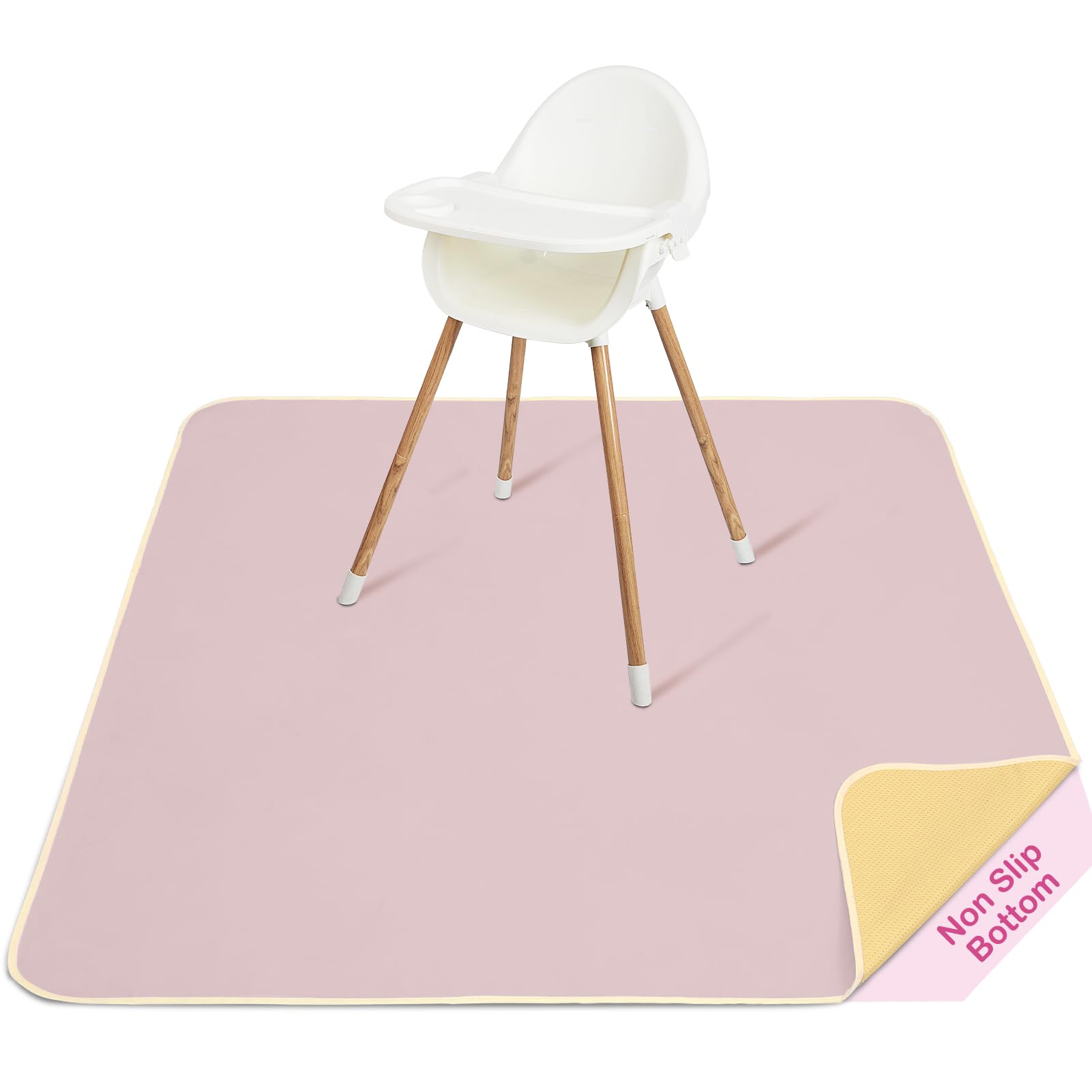 Unicorn Castle High Chair Splash Mat, 107x117 cm Waterproof Floor Mat