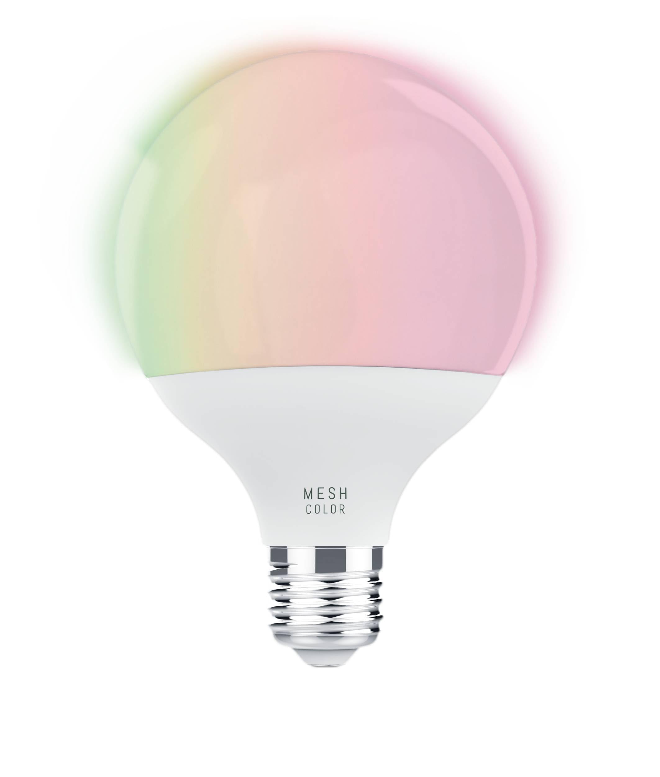 Eglo connect.z Smart Home bombilla LED E27, G95, ZigBee, control de voz y de la aplicación, regulable, colores ajustables, 1300 lúmenes, 13,5 vatios (Paquete de 2)