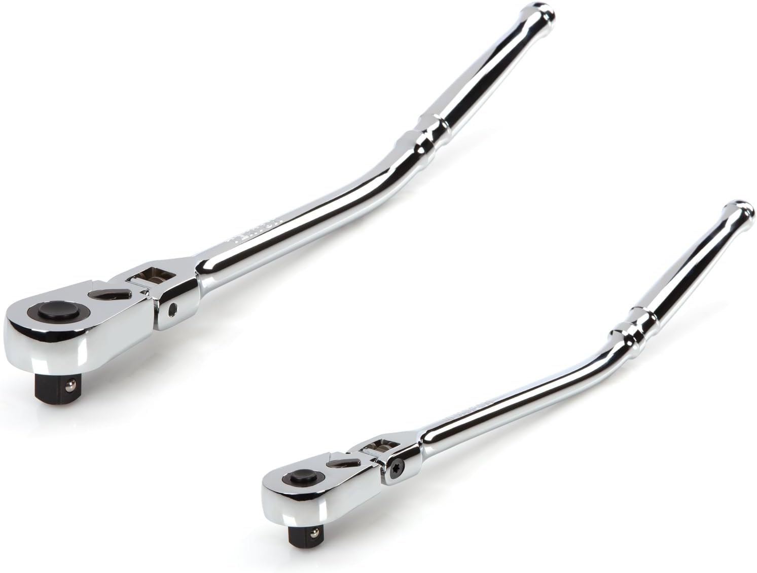 TEKTON 3/8, 1/2 Inch Drive Quick-Release Comfort Grip Extra-Long Ratchet Set, 2-Piece (18, 24 in.) | SRH99126