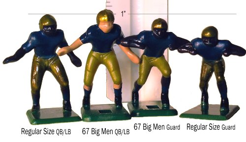 Electric Football 11 Regular Size Men in Blue Light Blue White Away Uniform